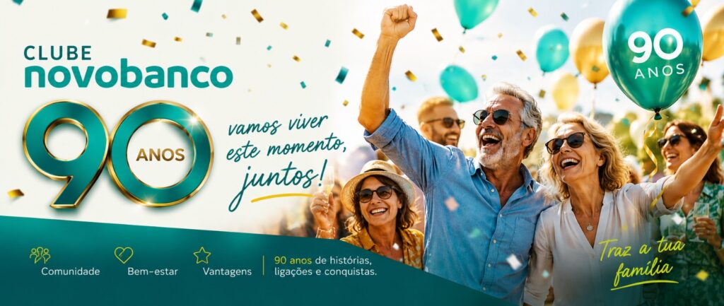 🎉 Festa dos 90 Anos do Clube novobanco