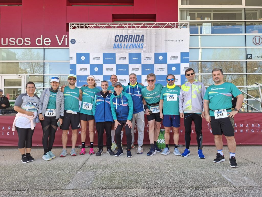 Corrida das Lezírias – Mais uma prova em que o Clube novobanco participou.