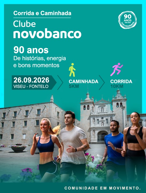 🏃Corrida e Caminhada Clube novobanco – Activ Fun Fest 90 Anos 🎉